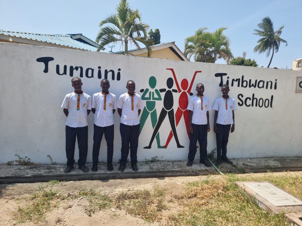 CBC Senior School education learners at Tumaini School