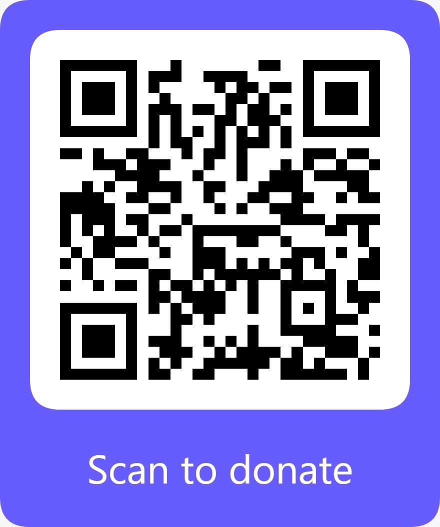 Scan to donate